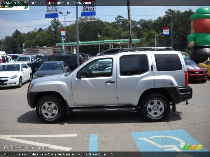 Silver Lightning / Steel/Graphite 2008 Nissan Xterra S 4x4