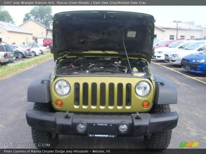 Rescue Green Metallic / Dark Slate Gray/Medium Slate Gray 2007 Jeep Wrangler Rubicon 4x4