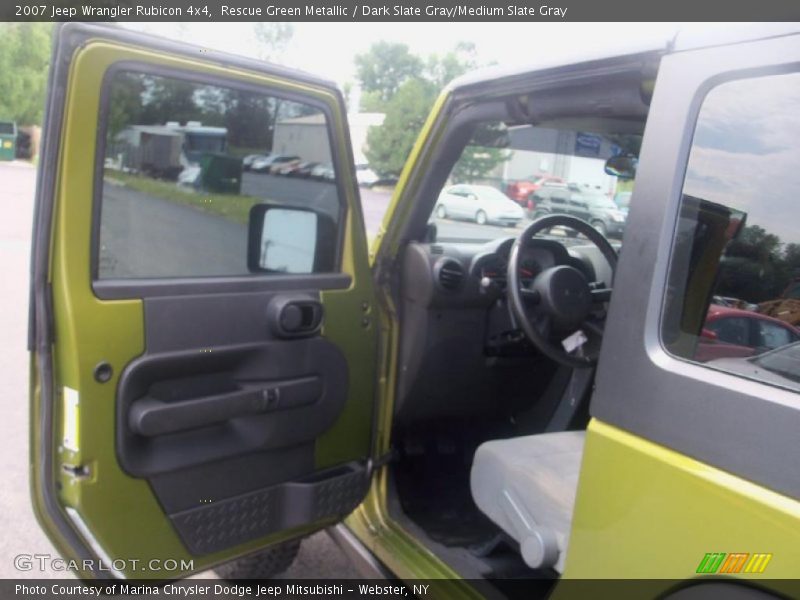 Rescue Green Metallic / Dark Slate Gray/Medium Slate Gray 2007 Jeep Wrangler Rubicon 4x4