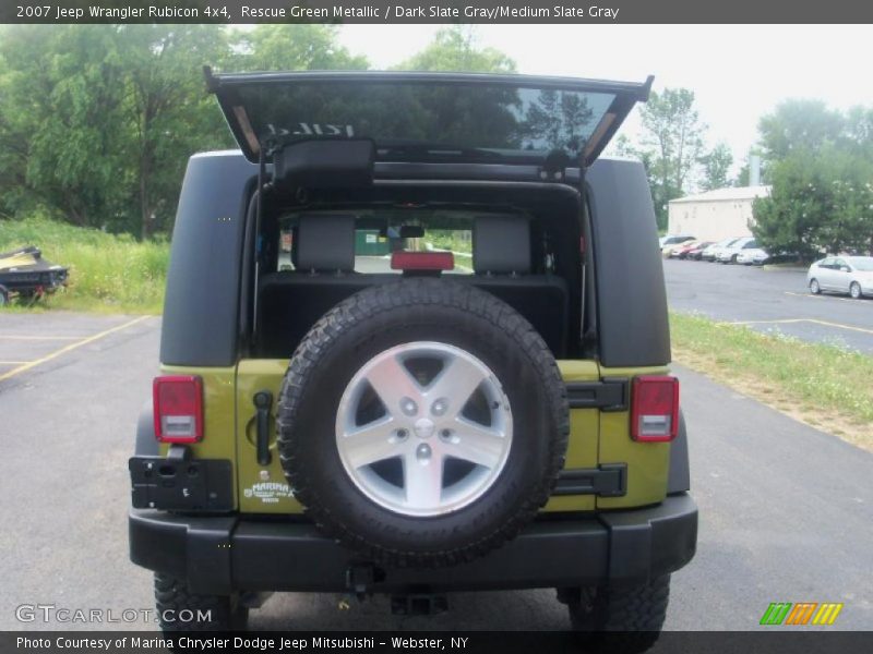 Rescue Green Metallic / Dark Slate Gray/Medium Slate Gray 2007 Jeep Wrangler Rubicon 4x4