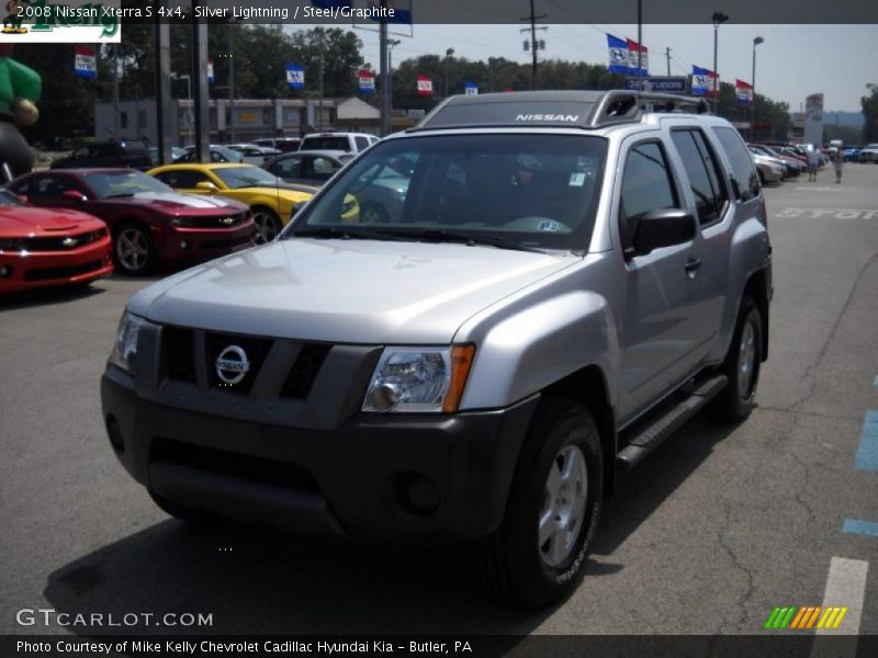 Silver Lightning / Steel/Graphite 2008 Nissan Xterra S 4x4