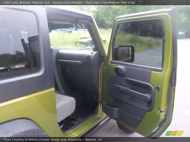 Rescue Green Metallic / Dark Slate Gray/Medium Slate Gray 2007 Jeep Wrangler Rubicon 4x4