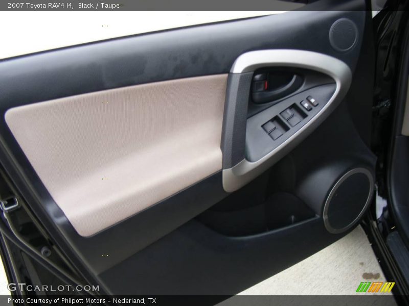 Black / Taupe 2007 Toyota RAV4 I4
