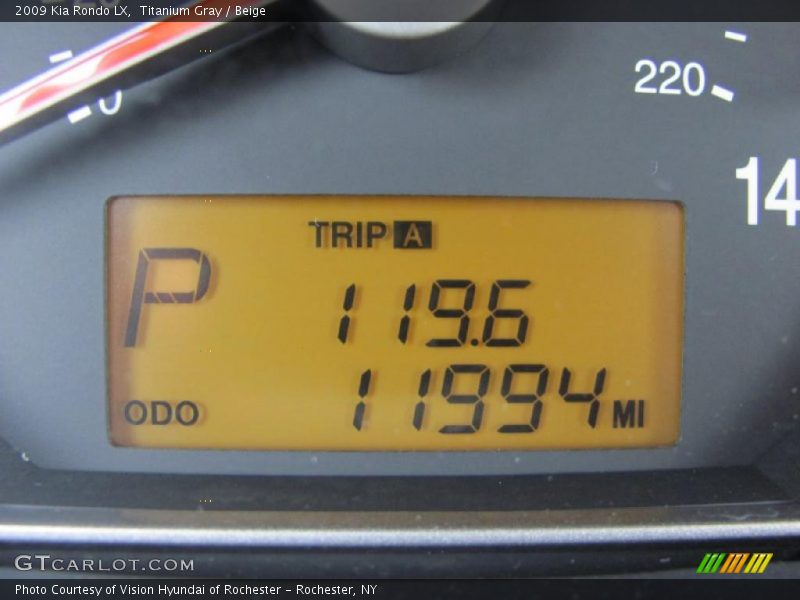 Titanium Gray / Beige 2009 Kia Rondo LX