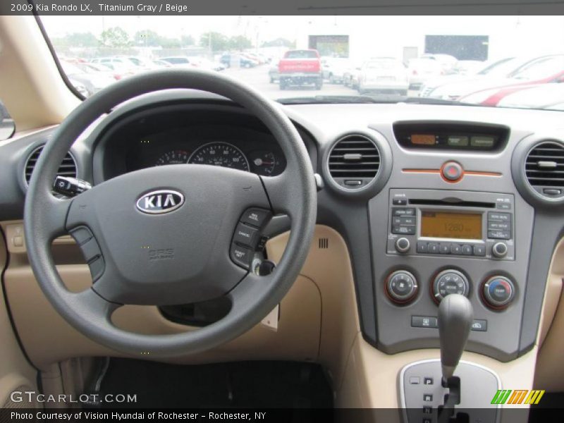 Titanium Gray / Beige 2009 Kia Rondo LX