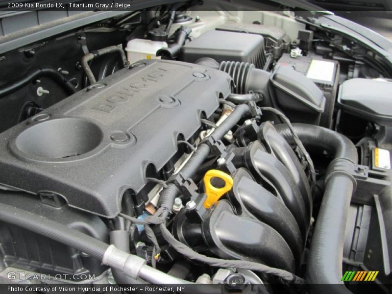 Titanium Gray / Beige 2009 Kia Rondo LX