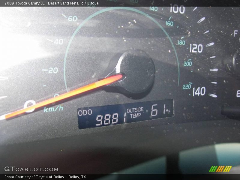 Desert Sand Metallic / Bisque 2009 Toyota Camry LE