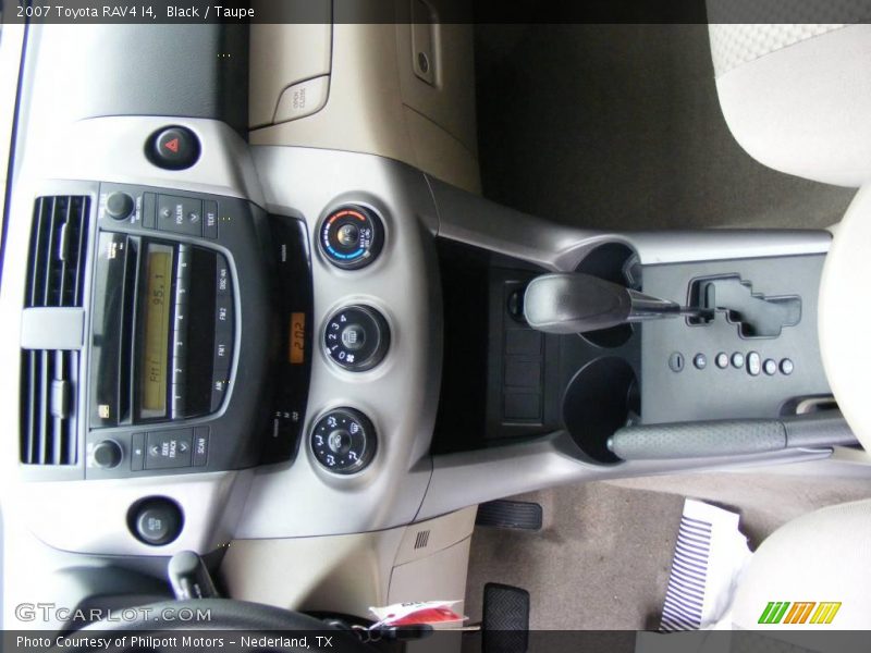 Black / Taupe 2007 Toyota RAV4 I4
