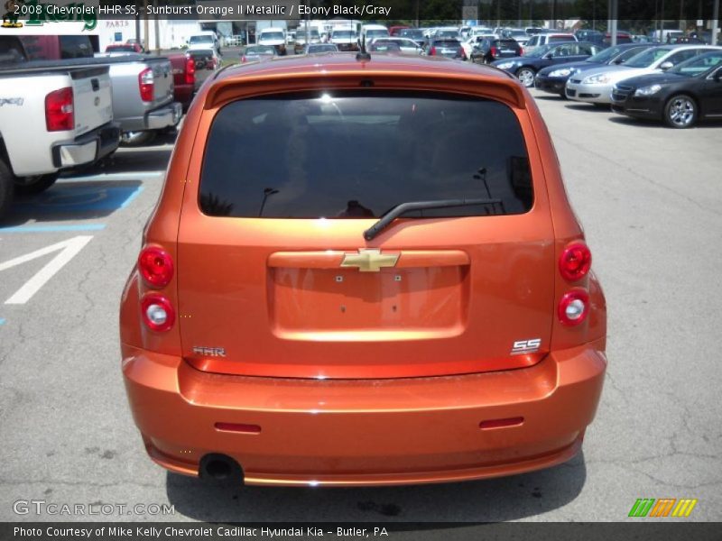 Sunburst Orange II Metallic / Ebony Black/Gray 2008 Chevrolet HHR SS
