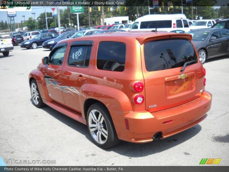 Sunburst Orange II Metallic / Ebony Black/Gray 2008 Chevrolet HHR SS