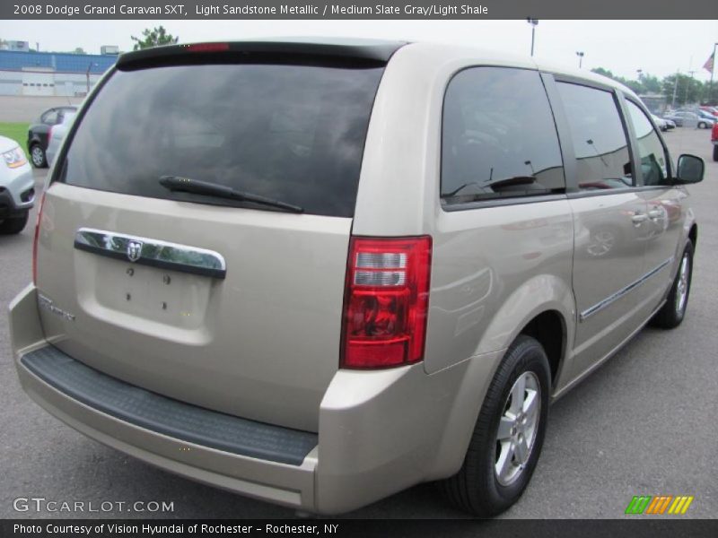 Light Sandstone Metallic / Medium Slate Gray/Light Shale 2008 Dodge Grand Caravan SXT