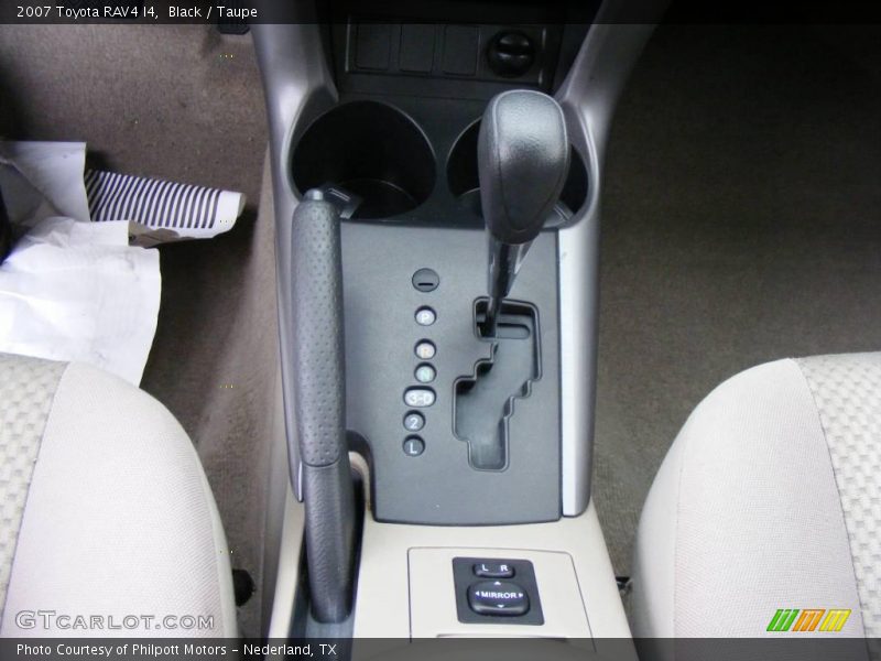 Black / Taupe 2007 Toyota RAV4 I4