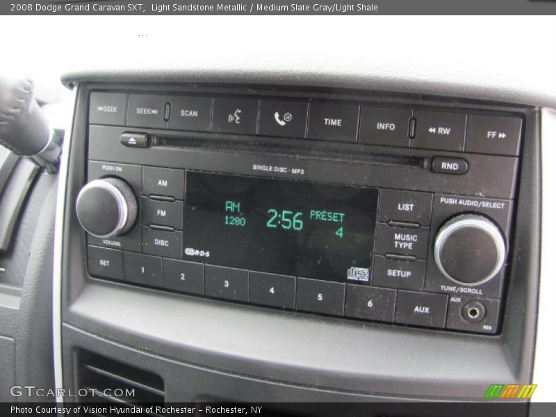 Light Sandstone Metallic / Medium Slate Gray/Light Shale 2008 Dodge Grand Caravan SXT