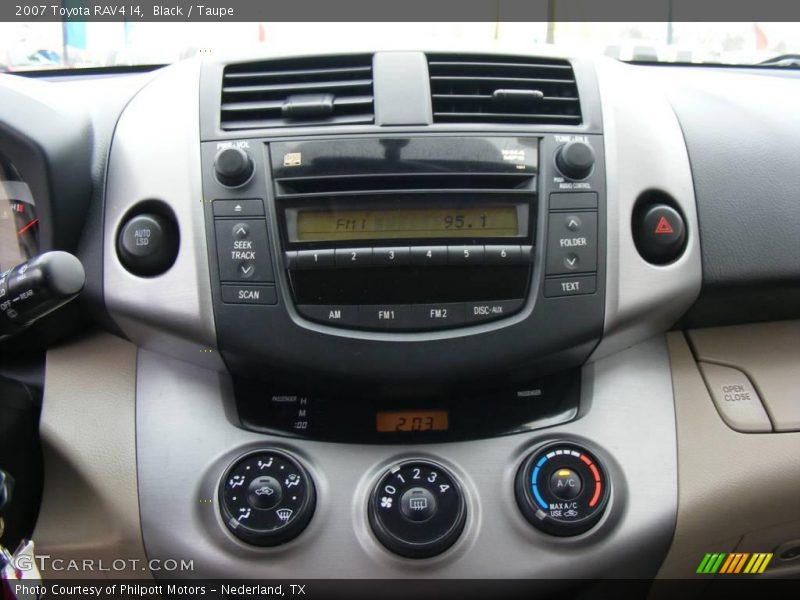 Black / Taupe 2007 Toyota RAV4 I4