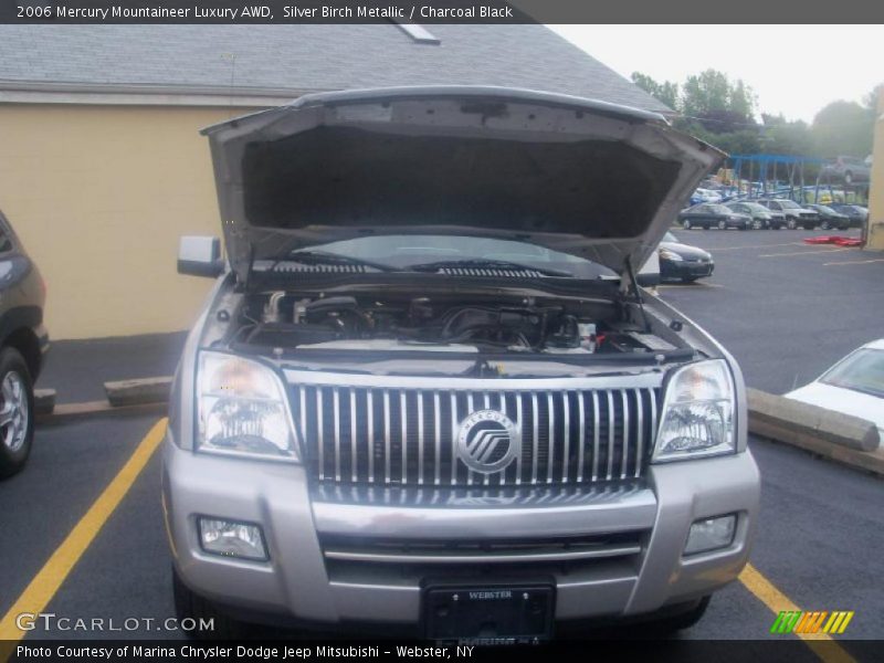 Silver Birch Metallic / Charcoal Black 2006 Mercury Mountaineer Luxury AWD