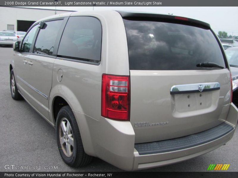 Light Sandstone Metallic / Medium Slate Gray/Light Shale 2008 Dodge Grand Caravan SXT