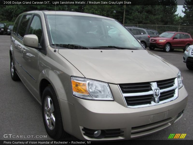 Light Sandstone Metallic / Medium Slate Gray/Light Shale 2008 Dodge Grand Caravan SXT