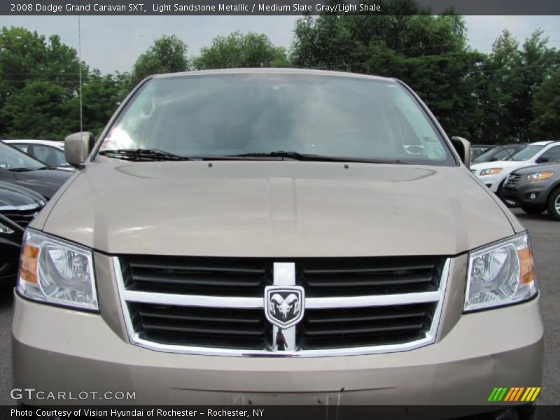 Light Sandstone Metallic / Medium Slate Gray/Light Shale 2008 Dodge Grand Caravan SXT