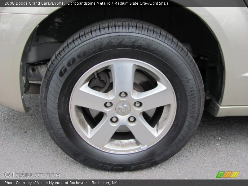 Light Sandstone Metallic / Medium Slate Gray/Light Shale 2008 Dodge Grand Caravan SXT