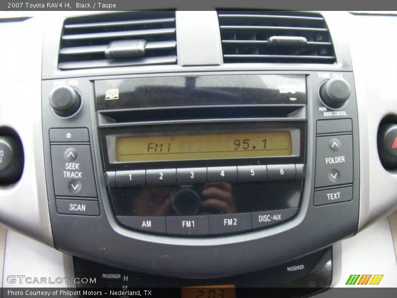Black / Taupe 2007 Toyota RAV4 I4
