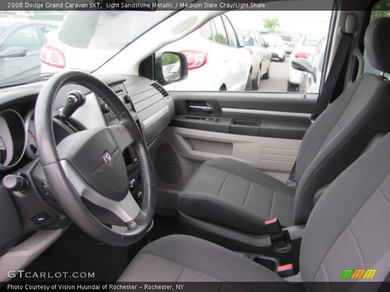 Light Sandstone Metallic / Medium Slate Gray/Light Shale 2008 Dodge Grand Caravan SXT