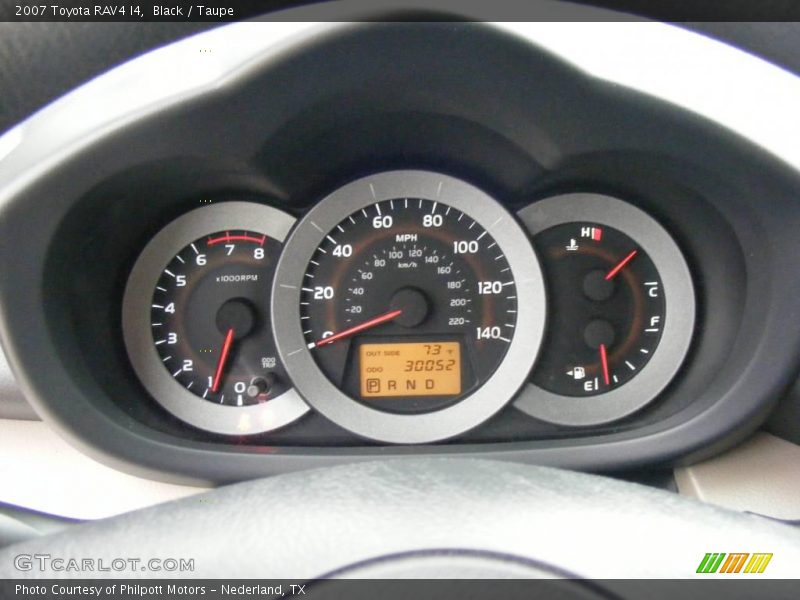 Black / Taupe 2007 Toyota RAV4 I4