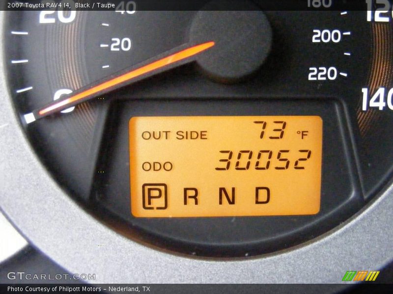 Black / Taupe 2007 Toyota RAV4 I4