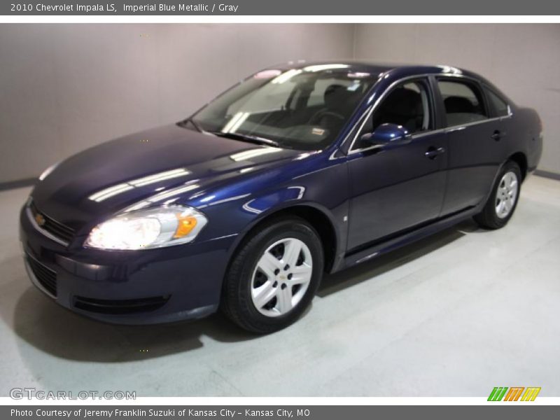 Imperial Blue Metallic / Gray 2010 Chevrolet Impala LS