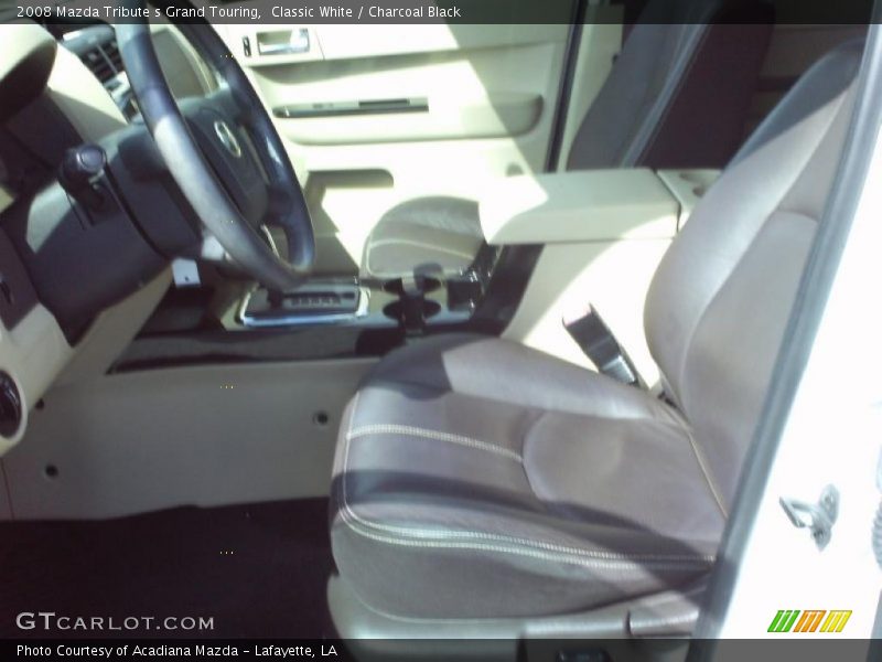 Classic White / Charcoal Black 2008 Mazda Tribute s Grand Touring