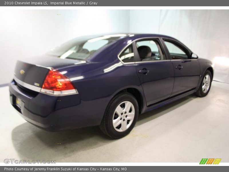 Imperial Blue Metallic / Gray 2010 Chevrolet Impala LS