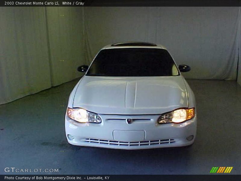 White / Gray 2003 Chevrolet Monte Carlo LS