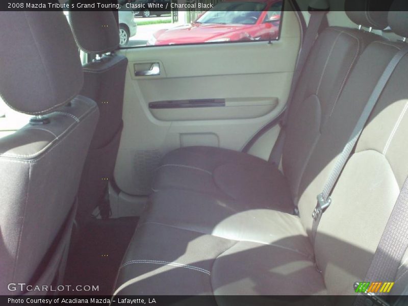 Classic White / Charcoal Black 2008 Mazda Tribute s Grand Touring