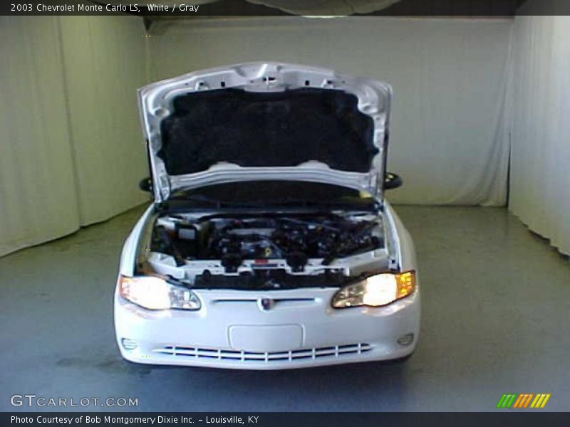 White / Gray 2003 Chevrolet Monte Carlo LS