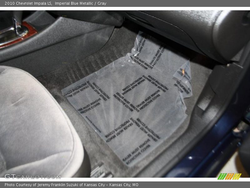 Imperial Blue Metallic / Gray 2010 Chevrolet Impala LS