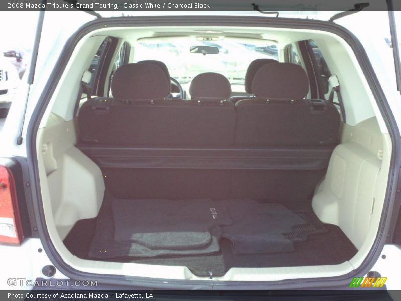 Classic White / Charcoal Black 2008 Mazda Tribute s Grand Touring