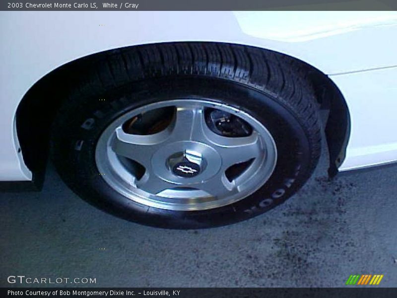 White / Gray 2003 Chevrolet Monte Carlo LS