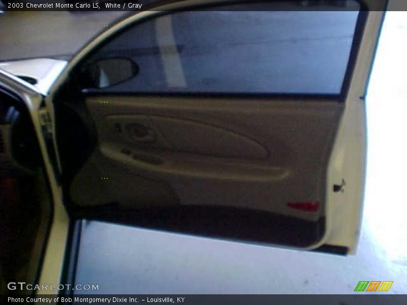 White / Gray 2003 Chevrolet Monte Carlo LS