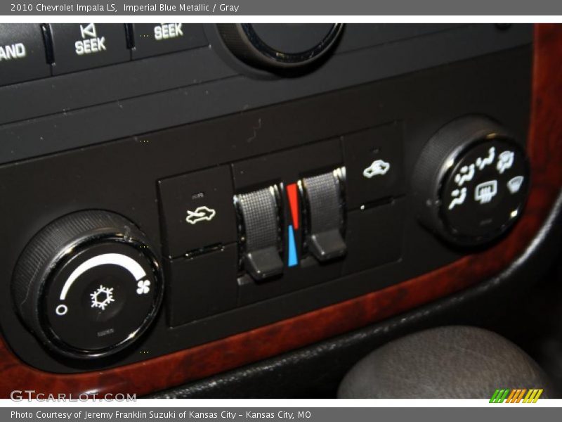 Imperial Blue Metallic / Gray 2010 Chevrolet Impala LS