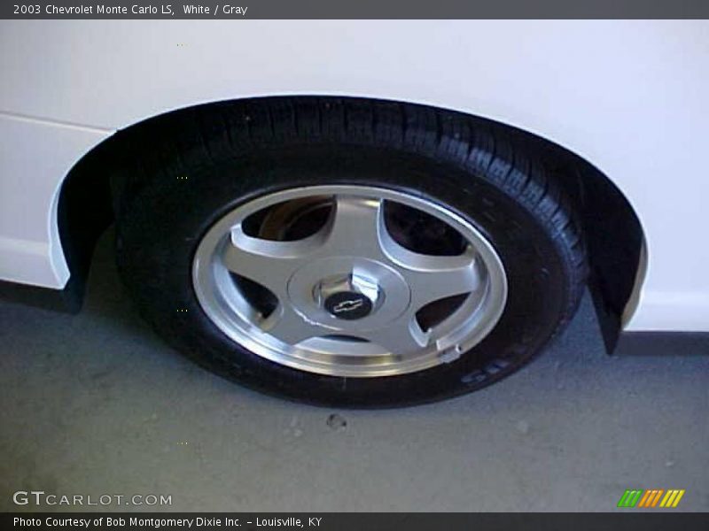 White / Gray 2003 Chevrolet Monte Carlo LS