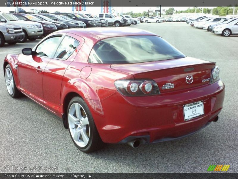 Velocity Red Mica / Black 2009 Mazda RX-8 Sport