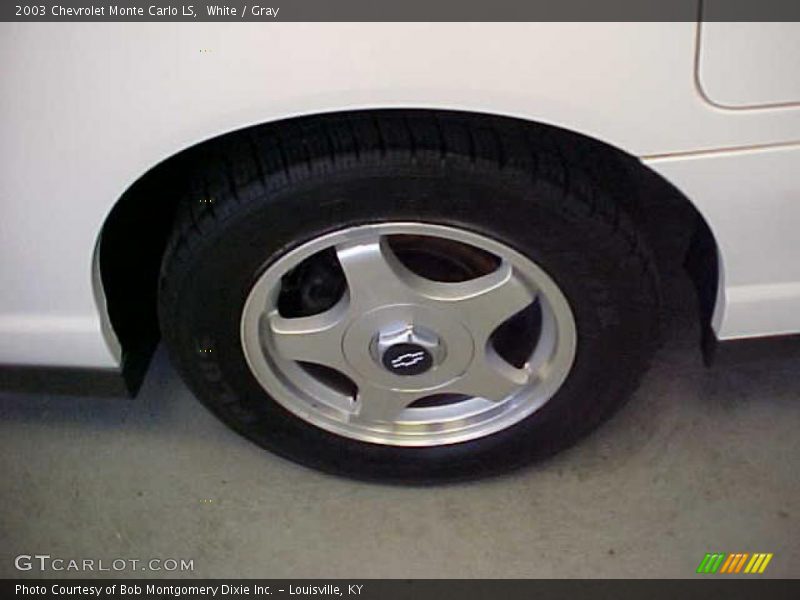White / Gray 2003 Chevrolet Monte Carlo LS