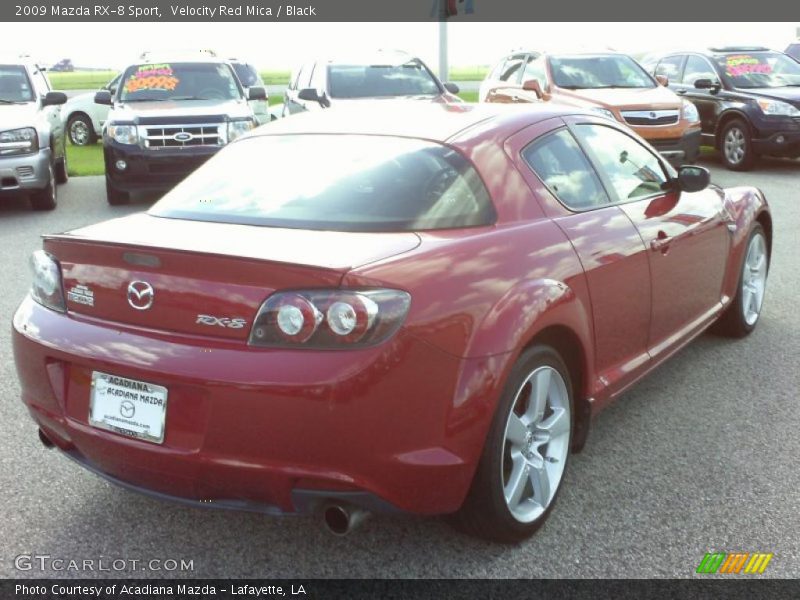 Velocity Red Mica / Black 2009 Mazda RX-8 Sport