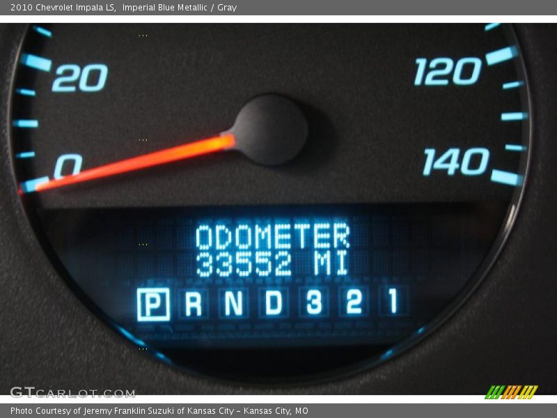 Imperial Blue Metallic / Gray 2010 Chevrolet Impala LS