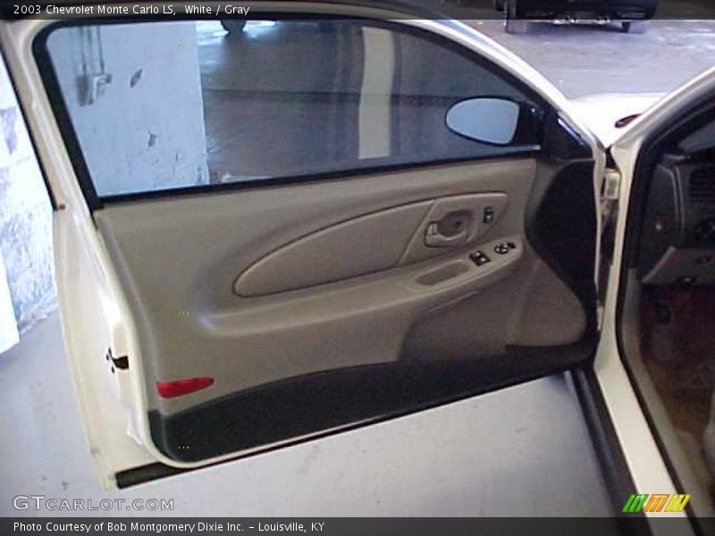 White / Gray 2003 Chevrolet Monte Carlo LS