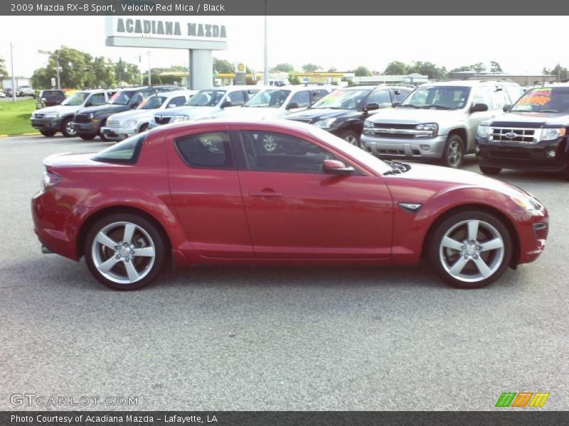 Velocity Red Mica / Black 2009 Mazda RX-8 Sport