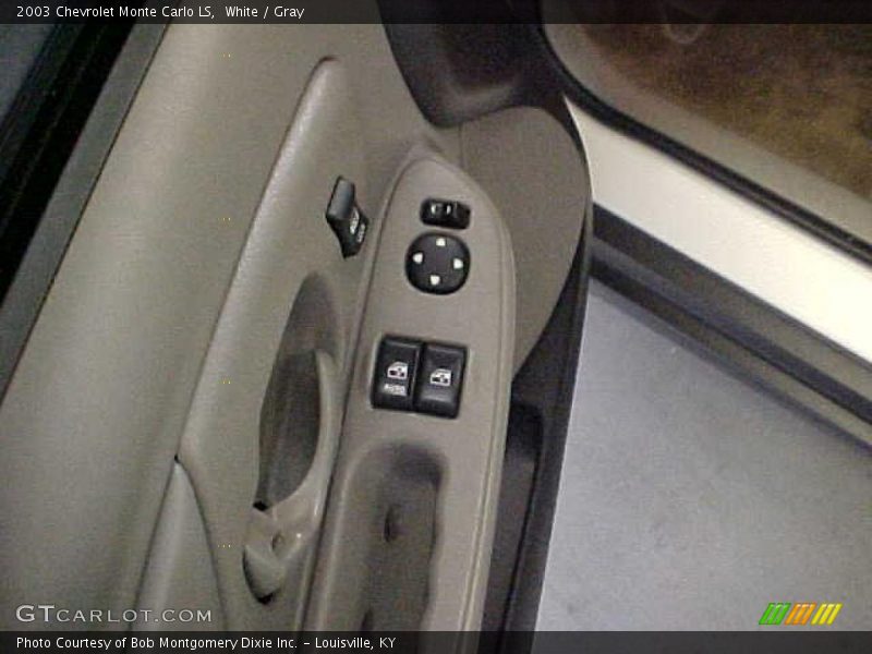 White / Gray 2003 Chevrolet Monte Carlo LS