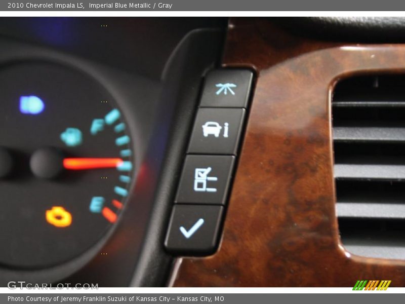 Imperial Blue Metallic / Gray 2010 Chevrolet Impala LS