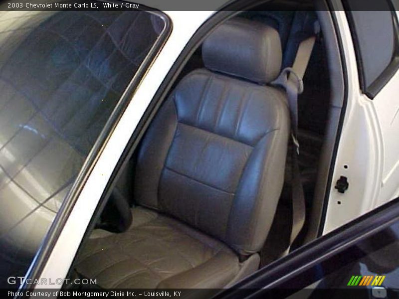 White / Gray 2003 Chevrolet Monte Carlo LS