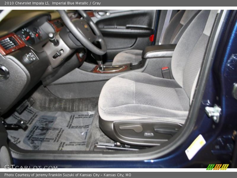 Imperial Blue Metallic / Gray 2010 Chevrolet Impala LS