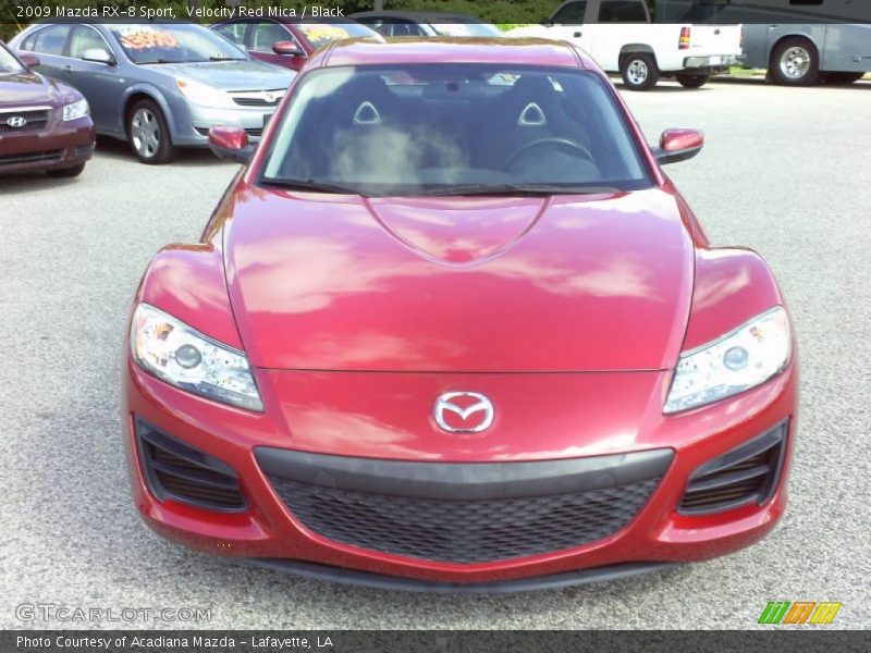 Velocity Red Mica / Black 2009 Mazda RX-8 Sport